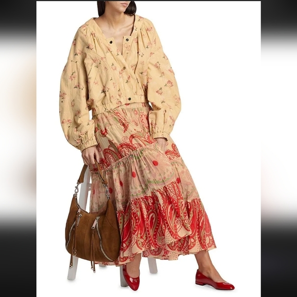 Free People Jackets & Blazers - Rory Bomber Jacket Free People NWT Spring Floral Print Large